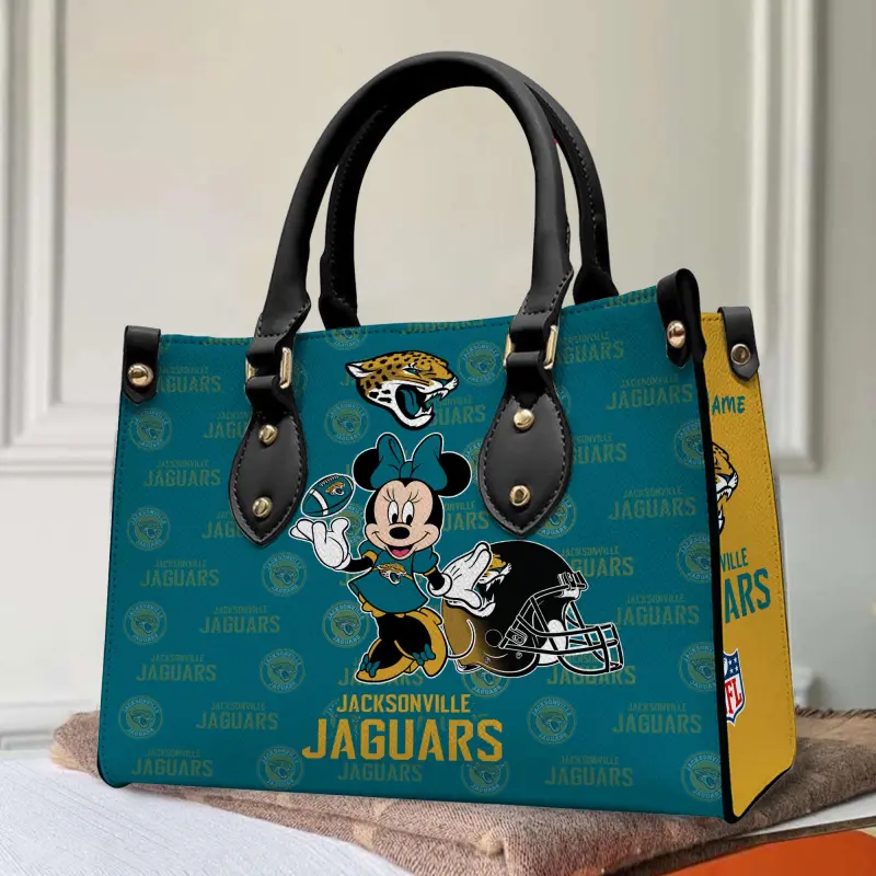 Jacksonville Jaguars Leather Hand Bag