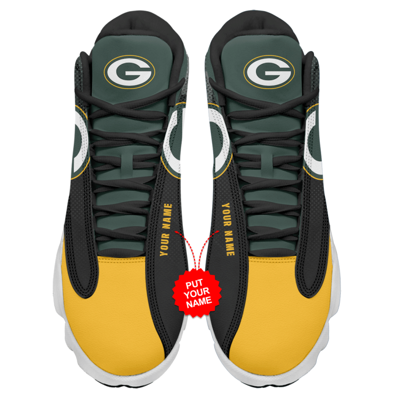 Green Bay Packers AJD13 Sneakers Top View
