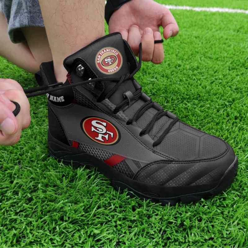 San Francisco 49ers Personalized Hiking Shoes