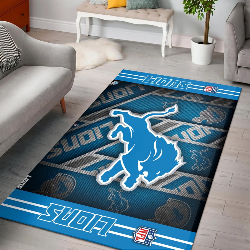 Detroit Lions Rectangle Rug