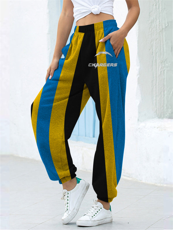Los Angeles Chargers 3D Printed Pocket Sweatpants