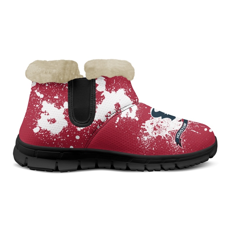 Houston Texans Comfy Winter Snow Boots Image 5
