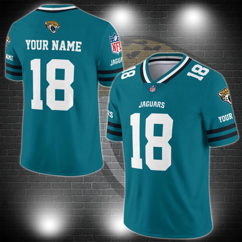 Jacksonville Jaguars Personalized V-neck Football Jersey