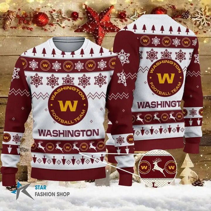 Washington Commanders Woolen Sweater 1