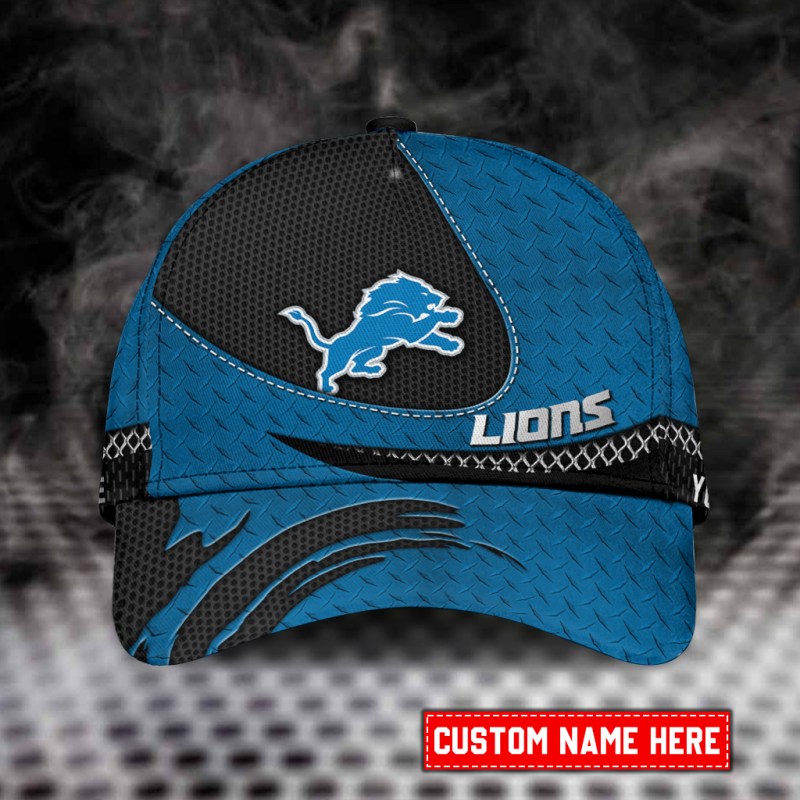 Detroit Lions Personalized Classic Cap