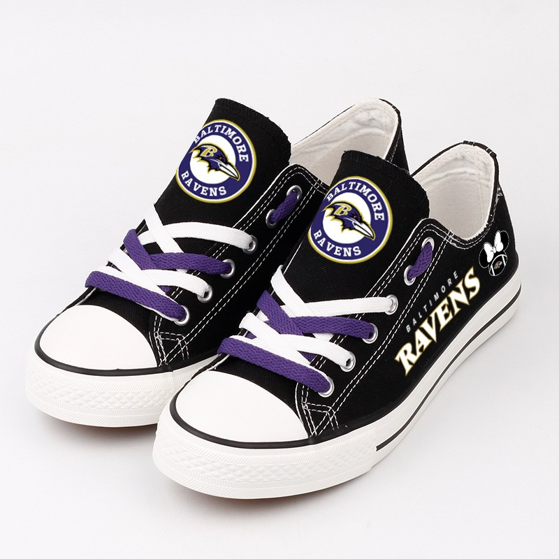 Baltimore Ravens New Low Top Front View