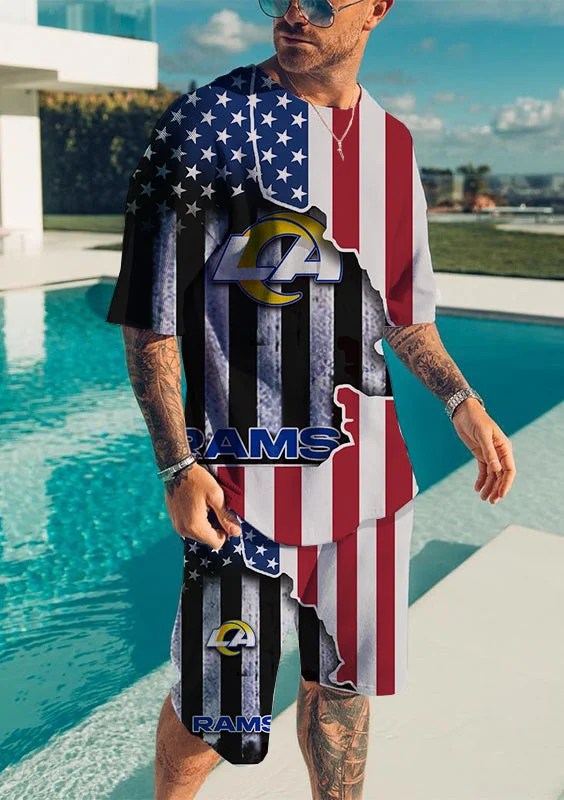 Los Angeles Rams T-Shirt and Shorts