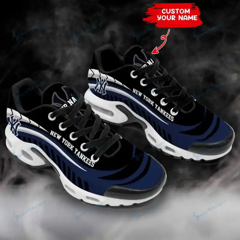 New York Yankees Youth Sneakers - Lifestyle View