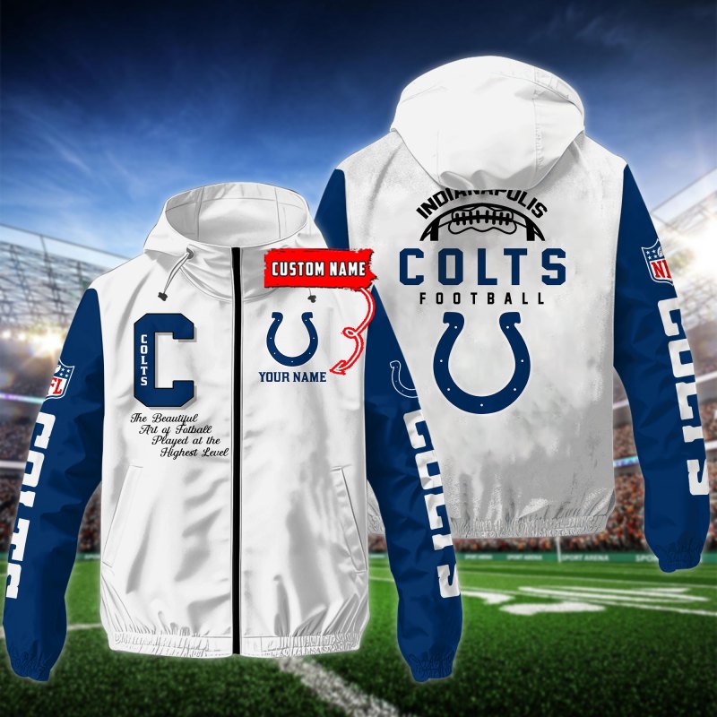 Indianapolis Colts Outdoor Jacket - Front View