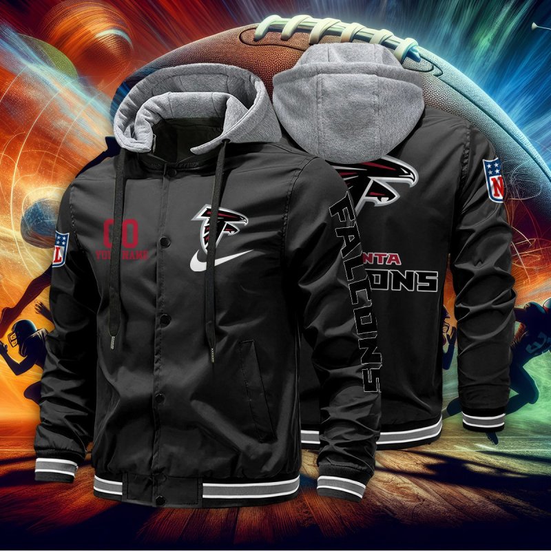 Atlanta Falcons Jacket with Detachable Hood