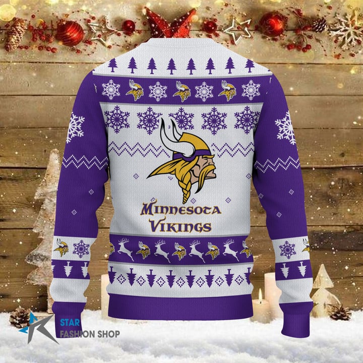 Minnesota Vikings Ugly Christmas Sweater Image 3