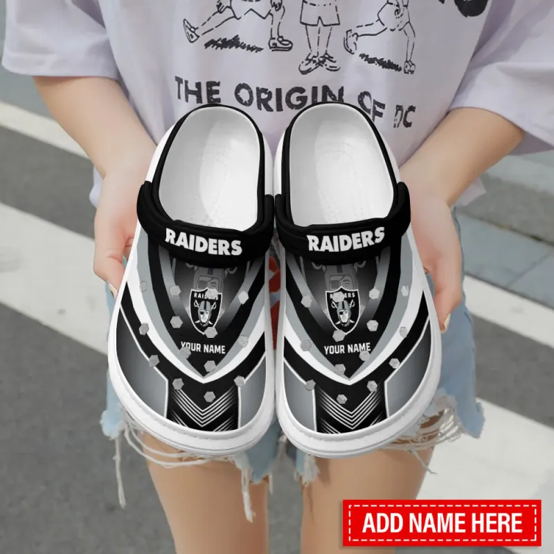 Las Vegas Raiders Personalized Limited Clog