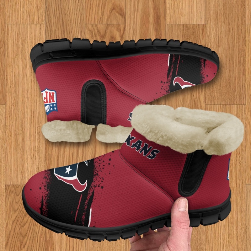 Houston Texans Comfy Winter Snow Boots