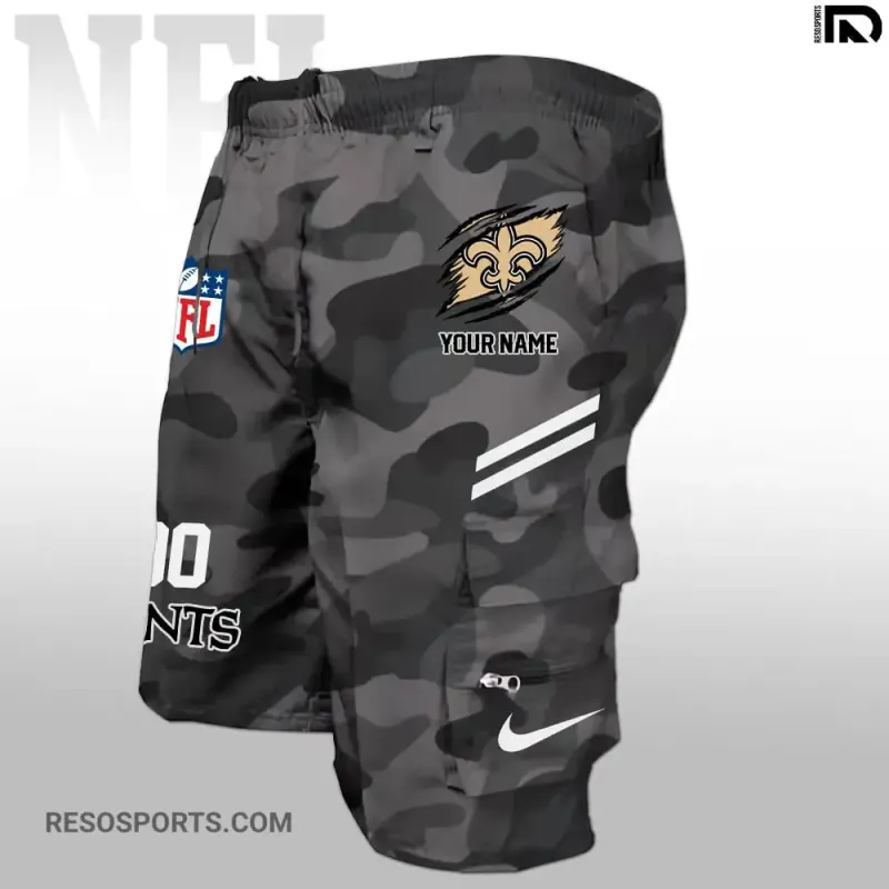 New Orleans Saints Compression Shorts