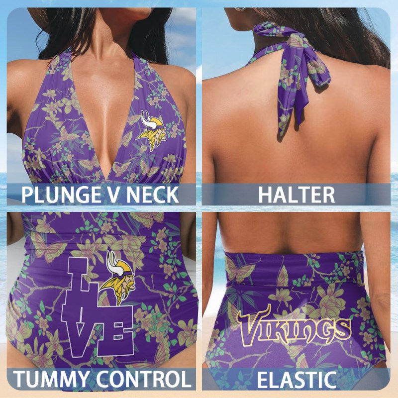 Minnesota Vikings Swimsuit Back