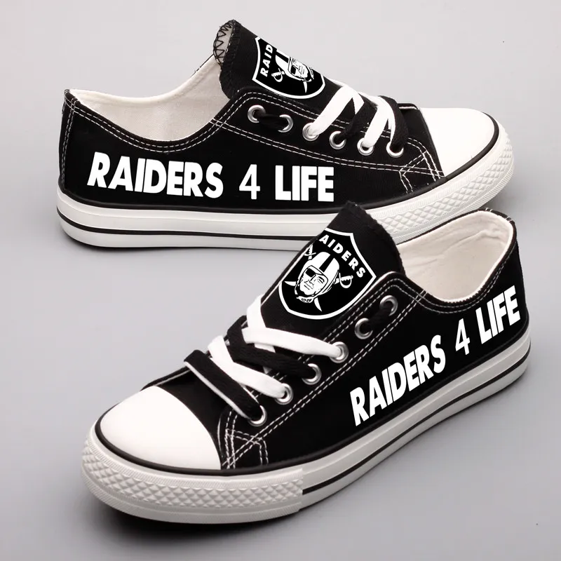 Las Vegas Raiders New Low Top BG65 Back View