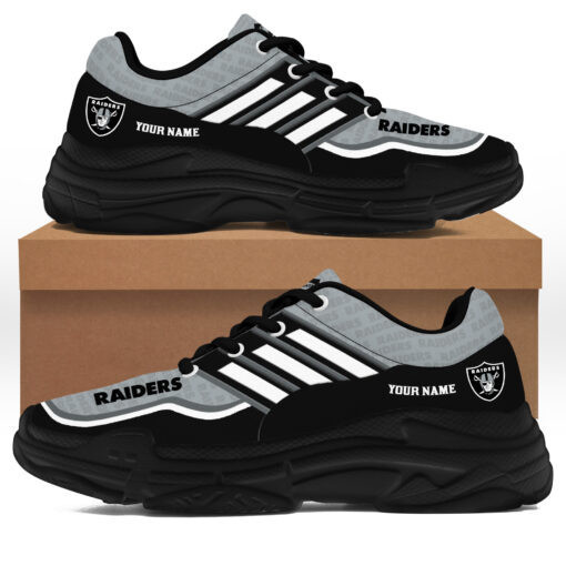 Las Vegas Raiders Personalized Chunky Sneakers