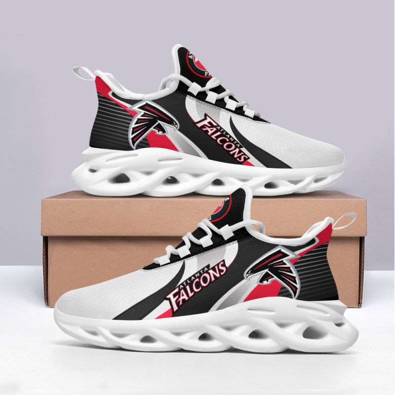 Atlanta Falcons Yezy Running Sneakers in action