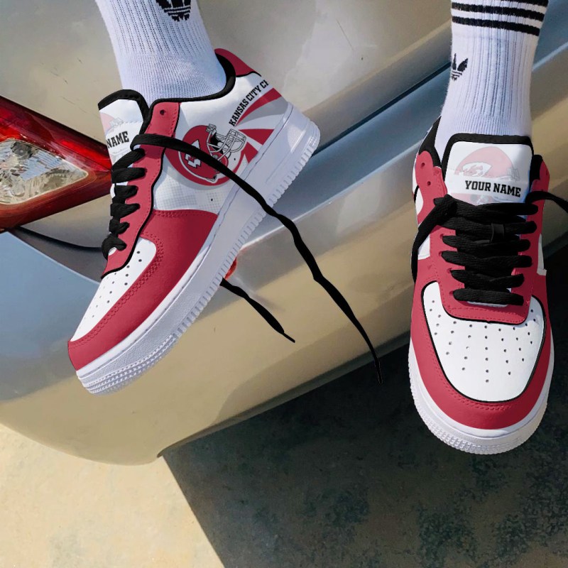 Kansas City Chiefs AF1 Shoes Design