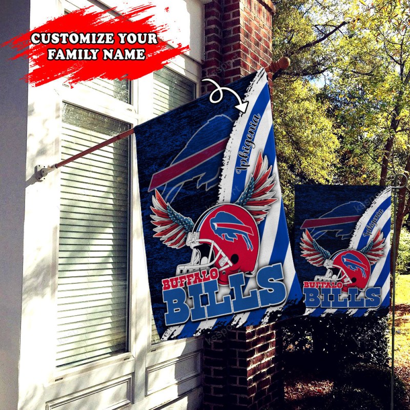 Buffalo Bills Personalized Flag