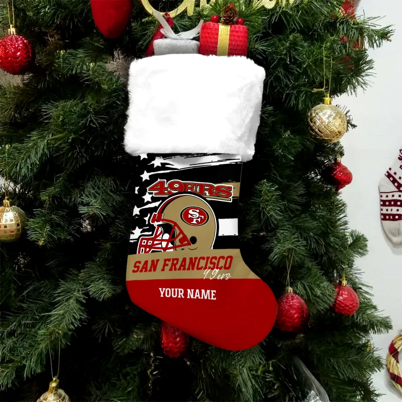 San Francisco 49ers Christmas Socks