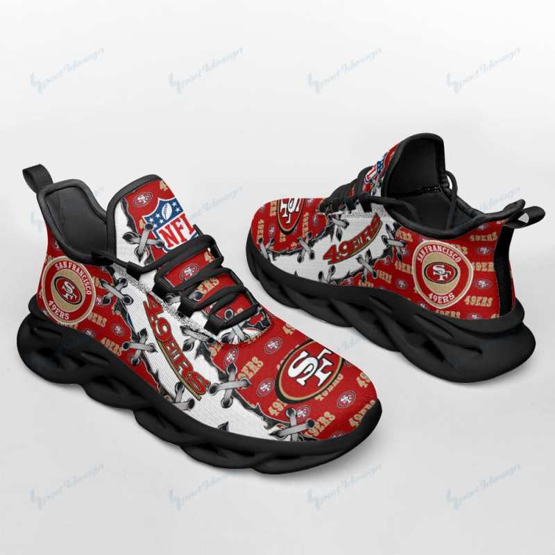 San Francisco 49ers Yezy Running Sneakers 4
