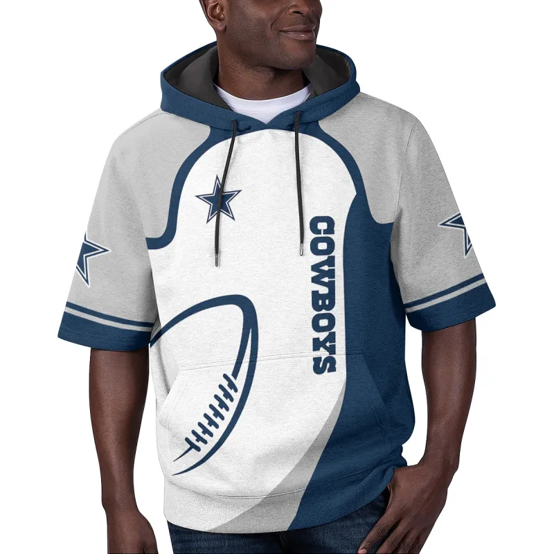 Dallas Cowboys Short Sleeve Hoodie