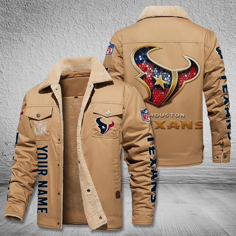 Houston Texans Bomber Jacket Pockets
