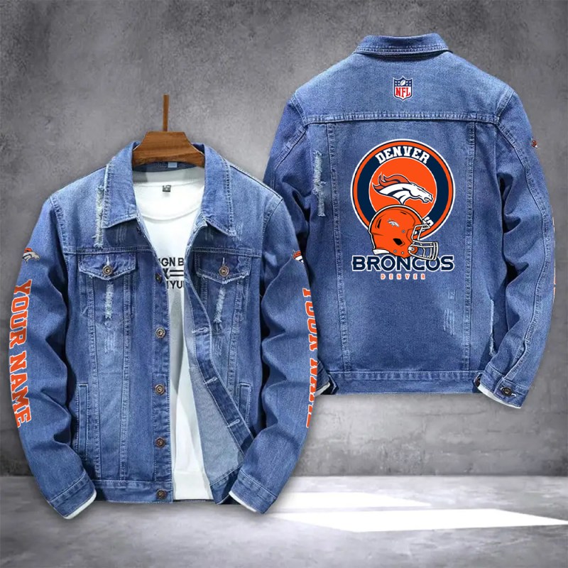 Denver Broncos Denim Jacket Image 1