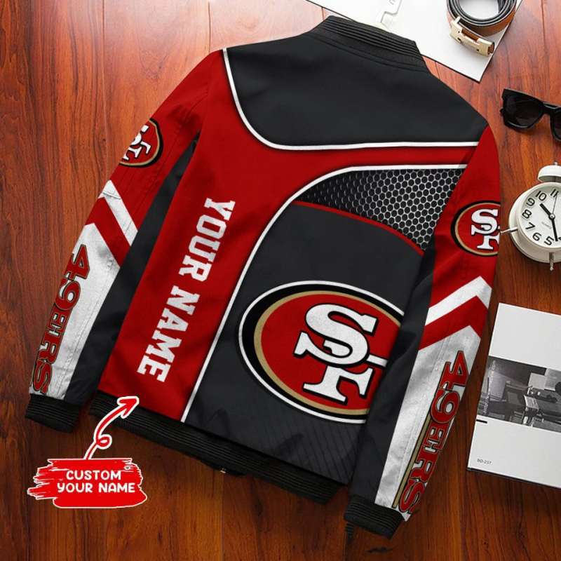 San Francisco 49ers Bomber Jacket Back