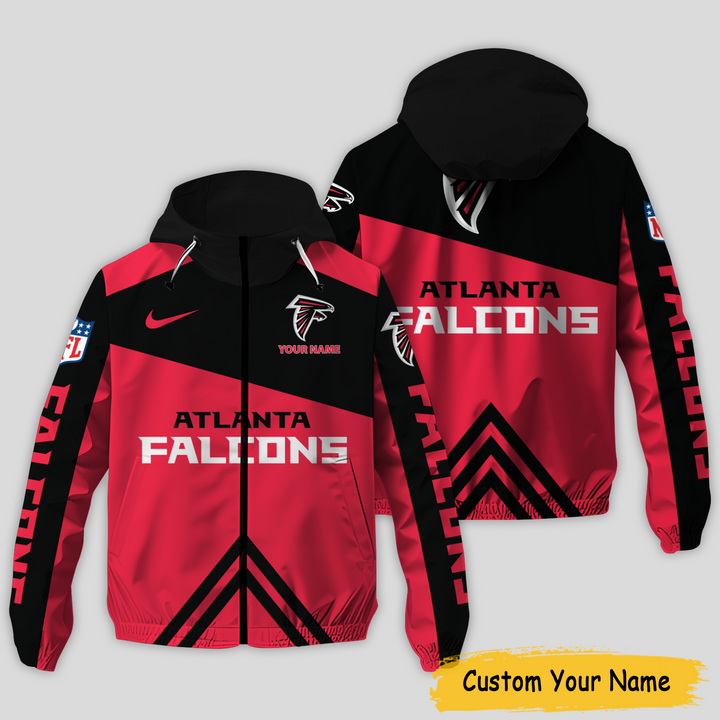 Atlanta Falcons Outdoor Jacket Front View