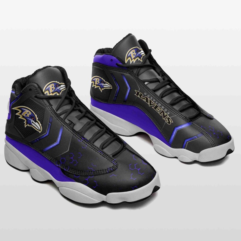 Baltimore Ravens AJD13 Sneakers Side View