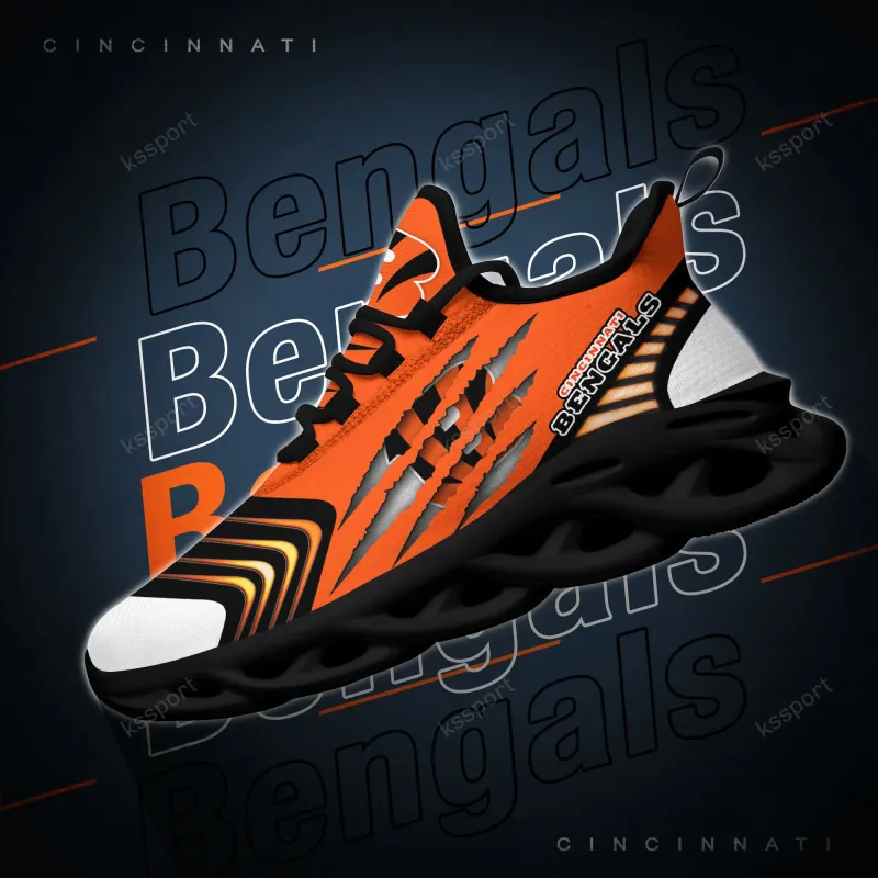 Cincinnati Bengals Yezy Running Sneakers