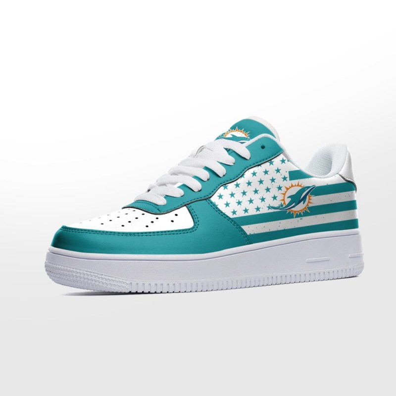 NFL Miami Dolphins Air Force 1 Sneakers