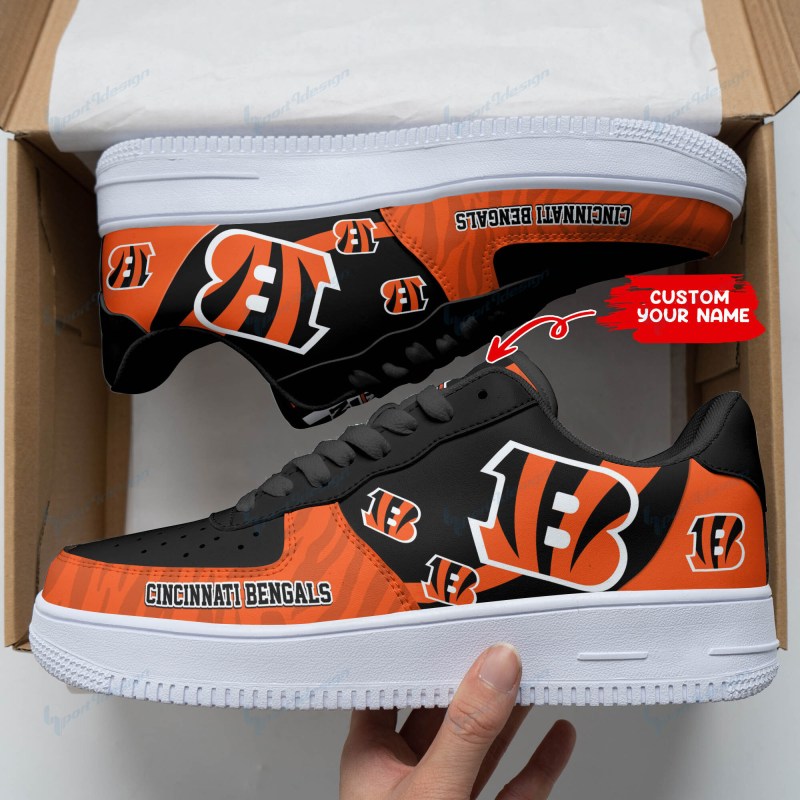 Cincinnati Bengals Personalized AF1 Shoes