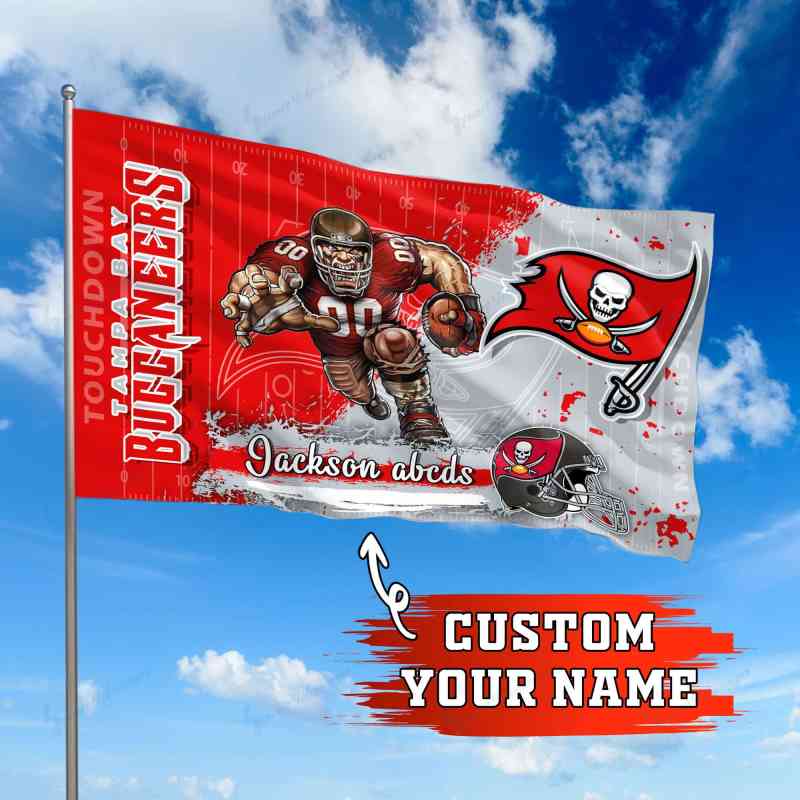 Tampa Bay Buccaneers Personalized Flag