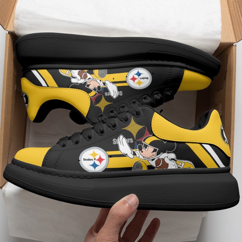 Pittsburgh Steelers MQ Sneakers Side View