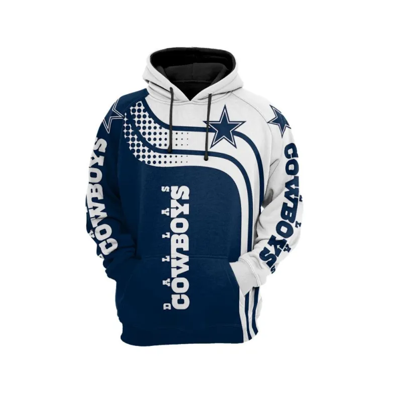 Dallas Cowboys Custom 2 Hoodie Side View