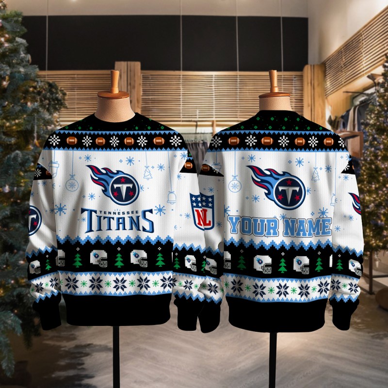 Tennessee Titans Ugly Christmas Sweater - MK Full
