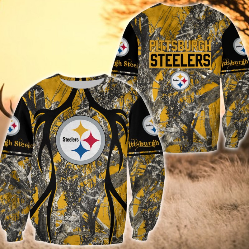 Pittsburgh Steelers All Over Printed Ugly Christmas Sweater