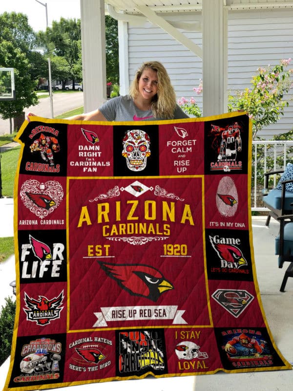 Arizona Cardinals Premium Quilt - NFL Fan Gear