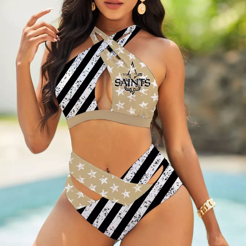 New Orleans Saints Women's Bikini Swimsuit