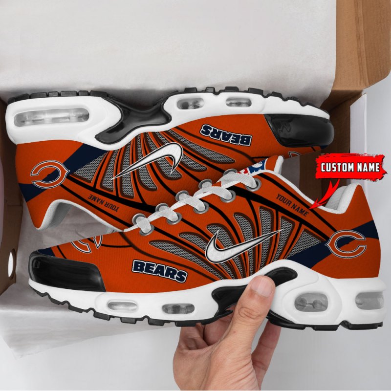 Chicago Bears Sneakers Side View