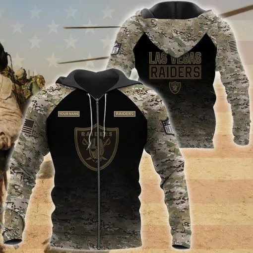 Las Vegas Raiders Personalized All Over Printed 195 - Game Day Outfit