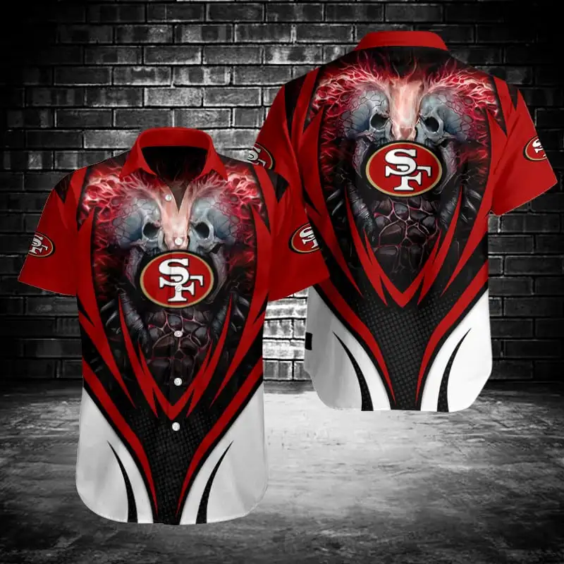 San Francisco 49ers Button Shirt Sizing Chart