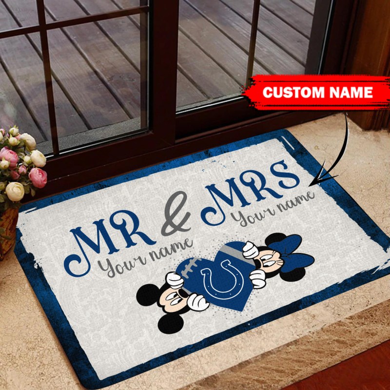 Indianapolis Colts Personalized Doormat