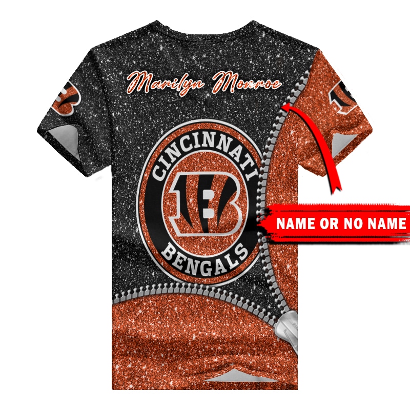 Cincinnati Bengals Personalized T-Shirt Image 3