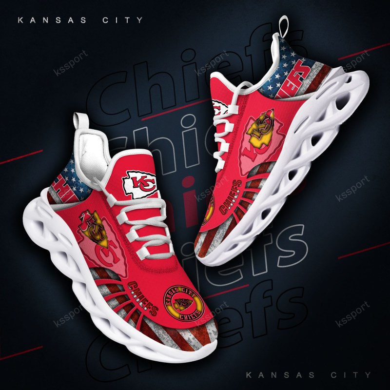 Kansas City Chiefs Yezy Running Sneakers