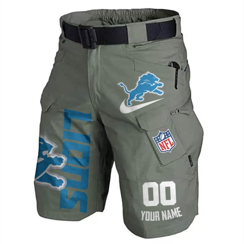 Detroit Lions Front Pockets Men's Shorts Image 4