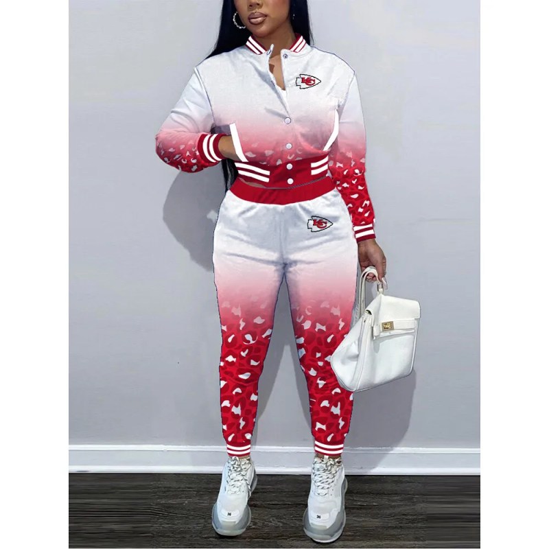 Kansas City Chiefs Women's Varsity Jacket Tracksuit